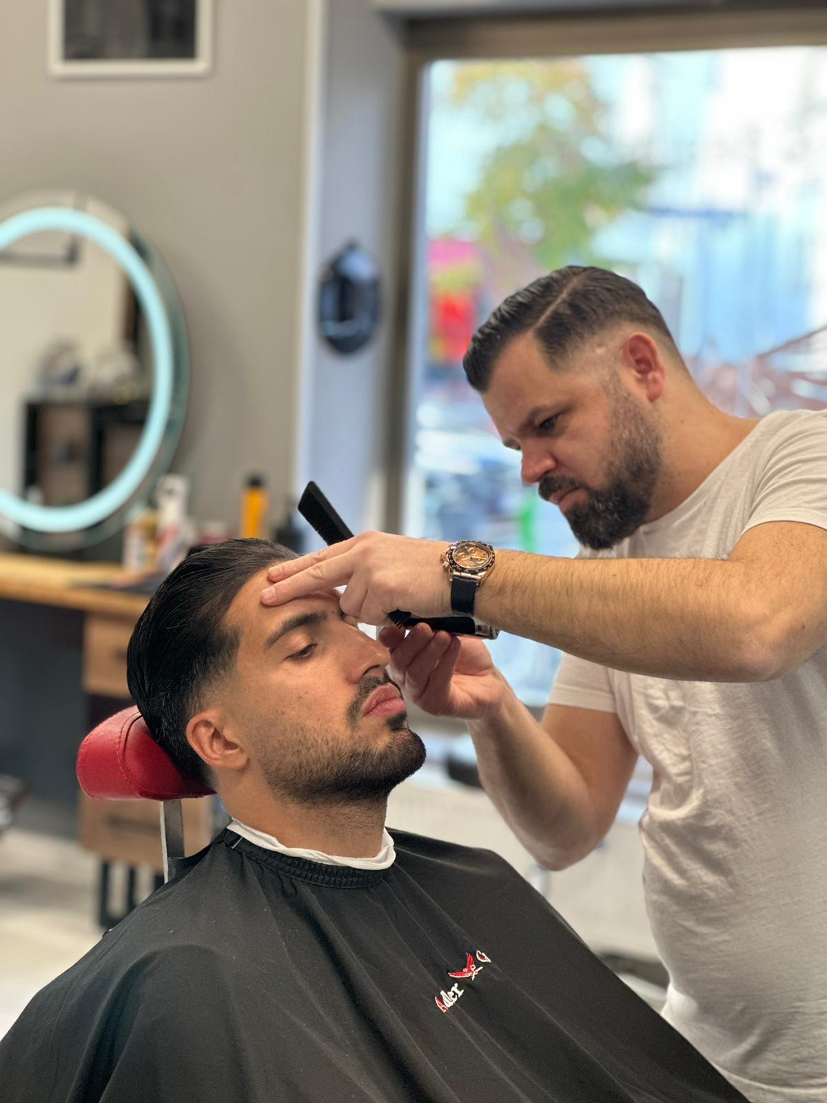 Messerrasur bei Emre Can im Adler Cut