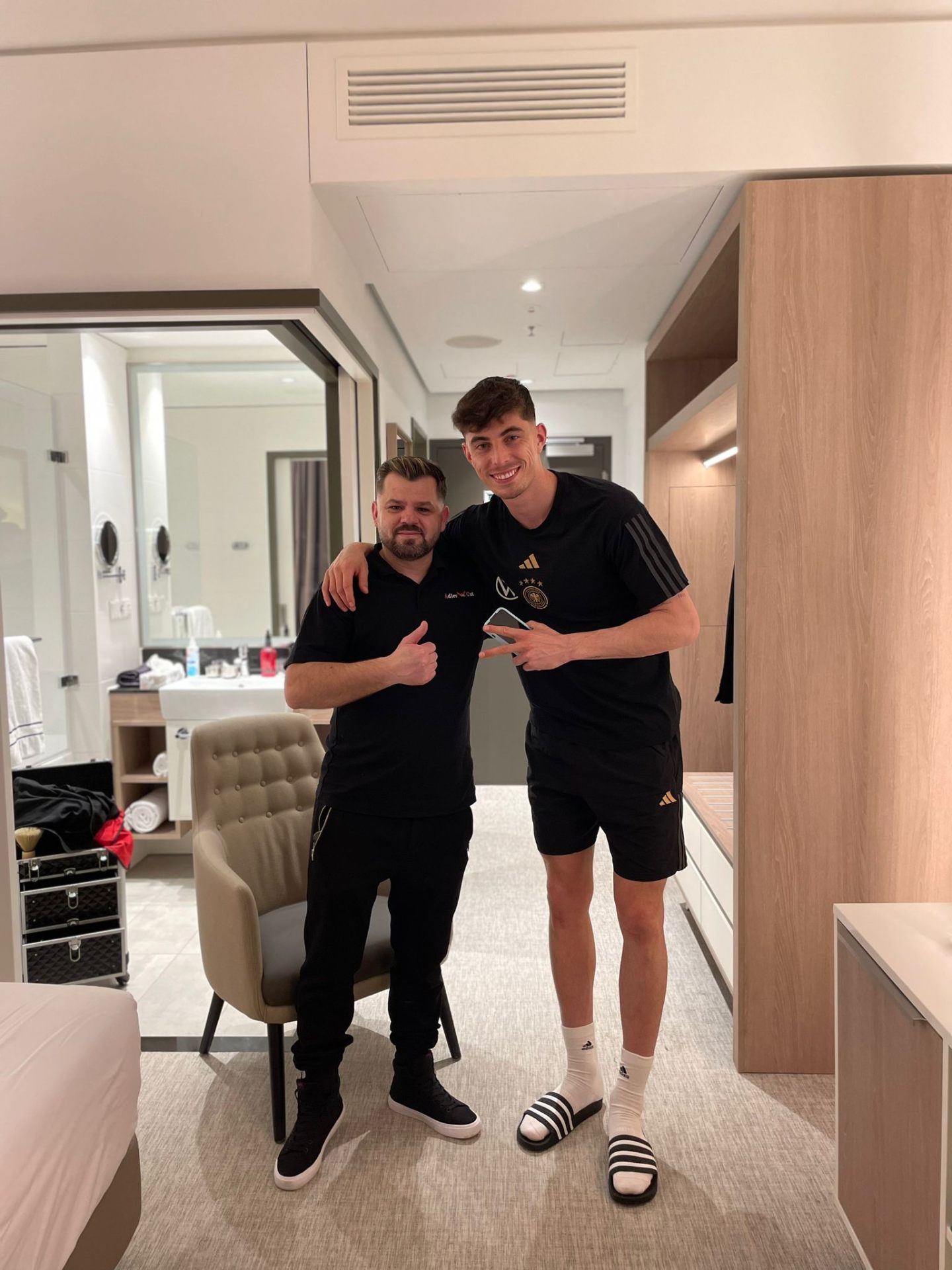 Kai Havertz im Adler Cut Salon Frankfurt